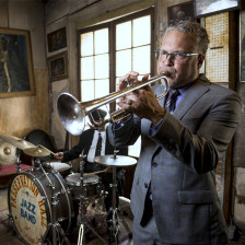 Musicians playing at Preservation Hall in New Orleans, Louisiana